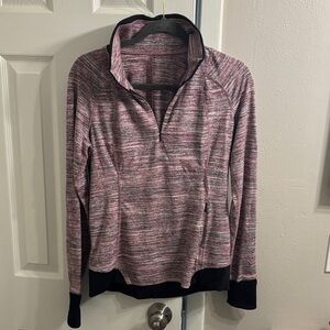 lululemon athletica Pink and Black Sweatshirt